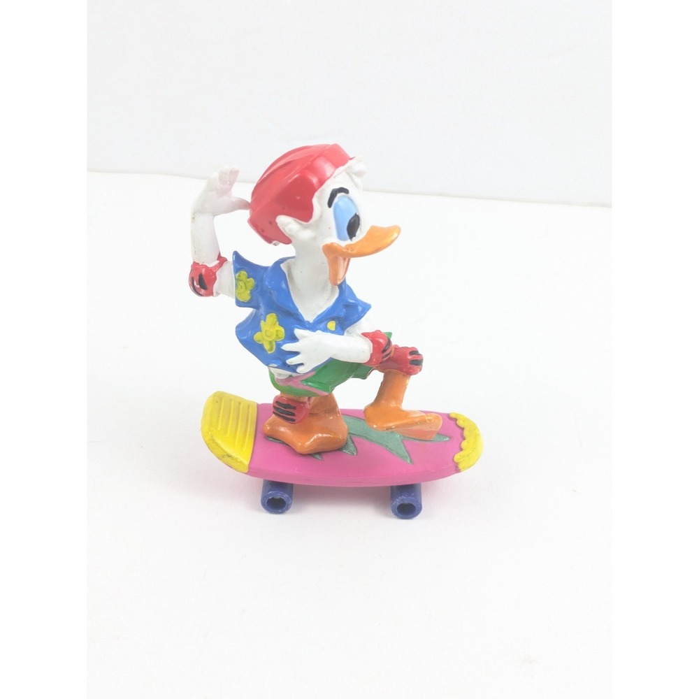 Walt Disney Productions Donald Duck Skateboarding Vintage 1988 Bully PVC